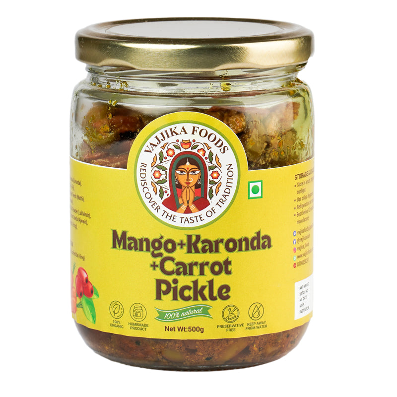 Mango+Karonda+Carrot Pickle