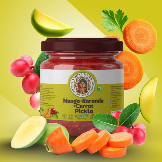 Mango+Karonda+Carrot Pickle